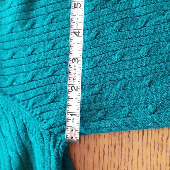 Chaps Ladies Cable Cardigan - Picture 5 of 10